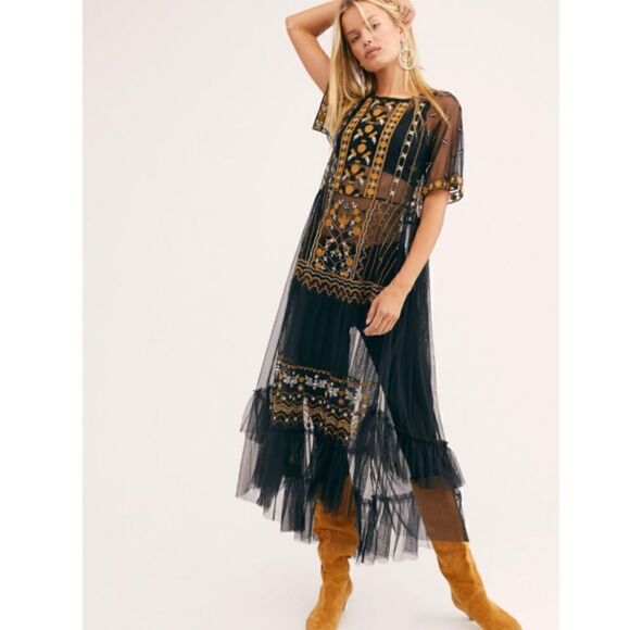Free People Sabrina Maxi Top Size S/P - Picture 3 of 8